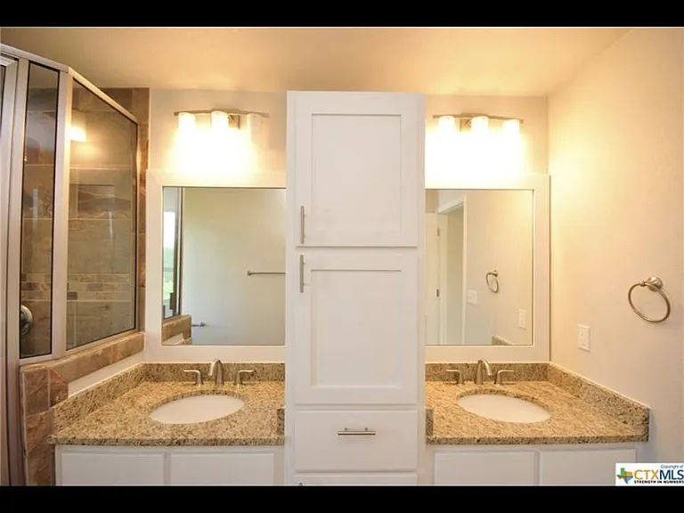 Master bath double vanity