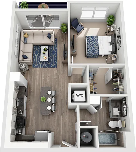 Floor plan A1c