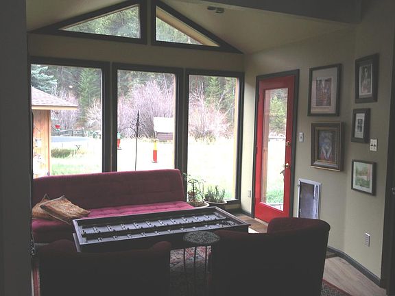 Bright, cheery sunroom