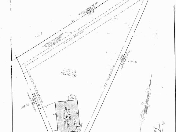 Survey of 124 Devons Cove room for pool large Lot .75 -  