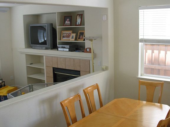 dining room and family room
