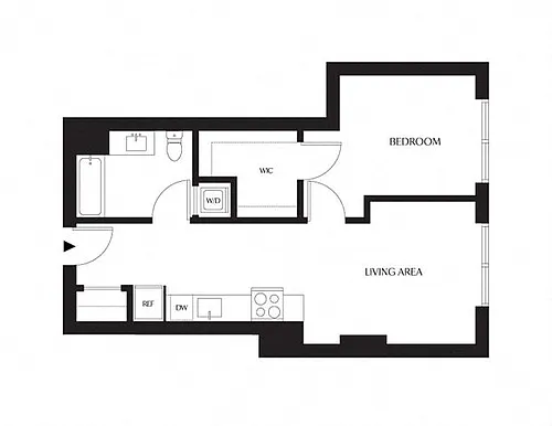 Floor plan 1E