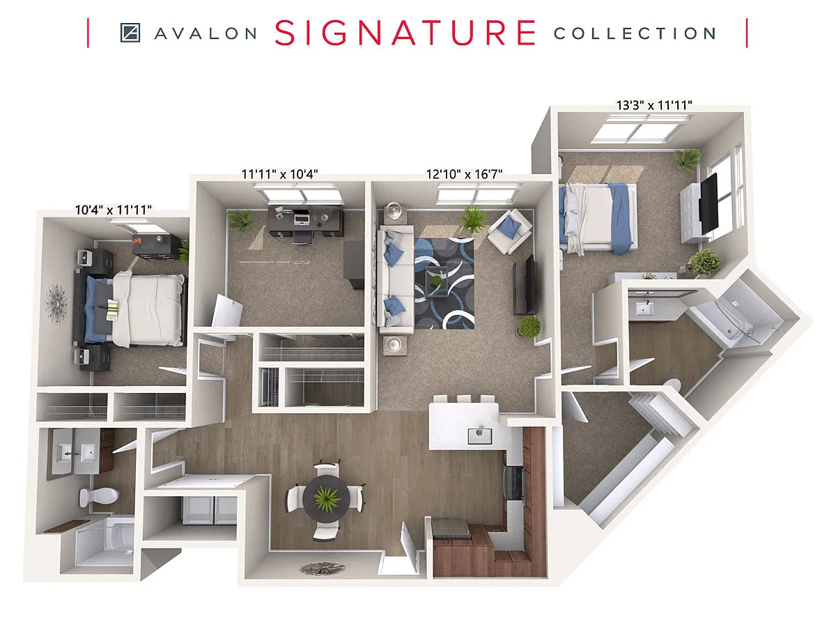 Floor plan B15-B-Wal