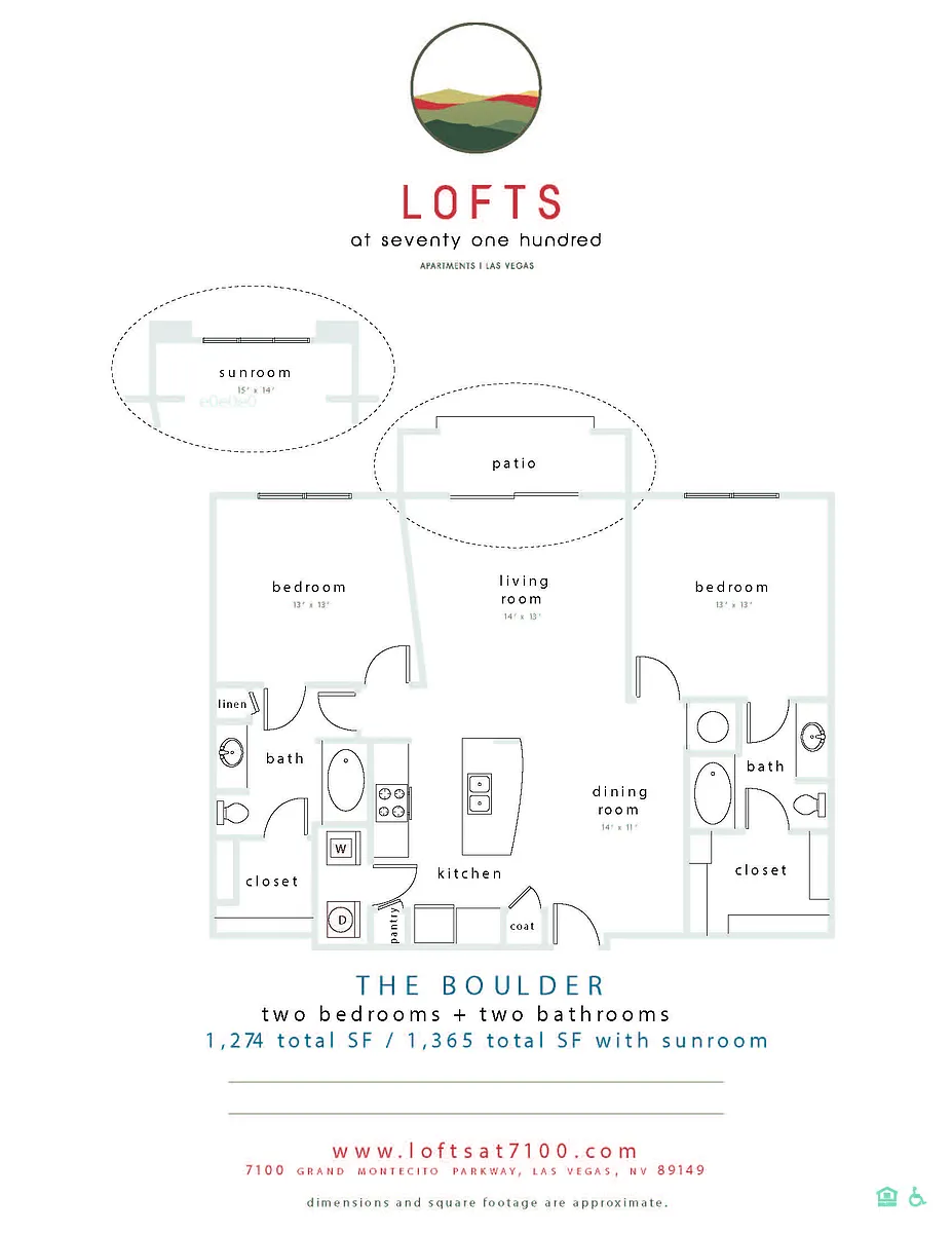 Floor plan The Boulder