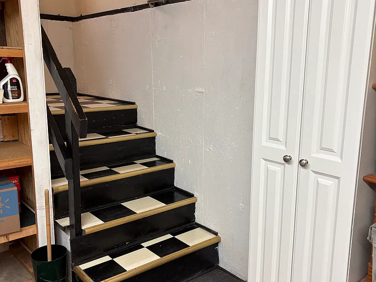 Basement storage access