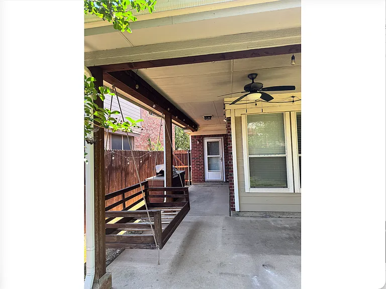 Back Patio (swing not included)