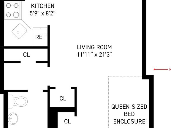 2nd image of 115 E 9th St APT 5P