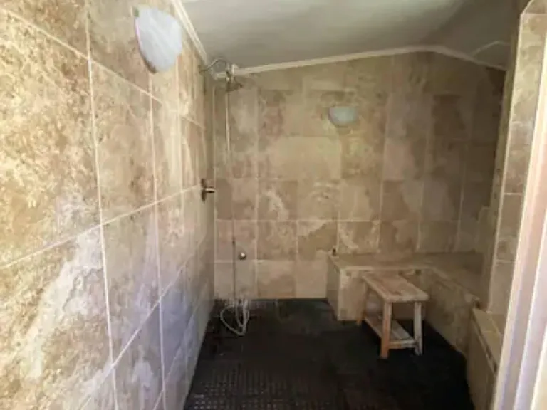 steam unit and shower area