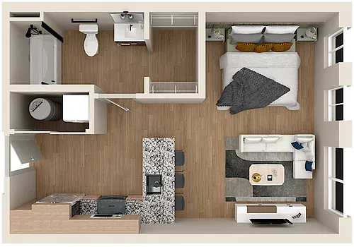 Floor plan The Patent-0C
