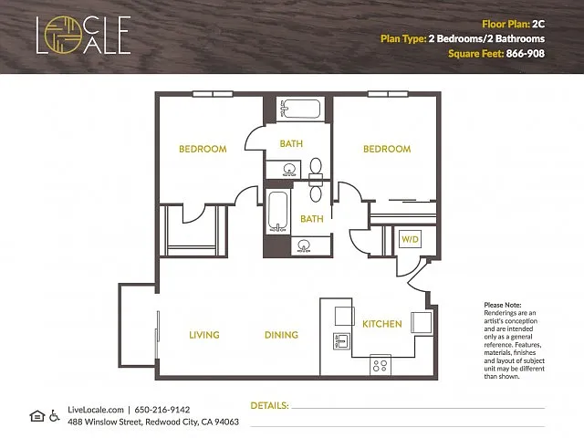 Floor plan 2C