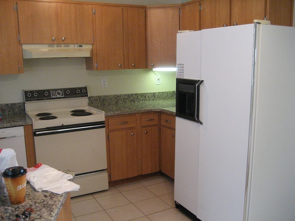Kitchen with granite countertops