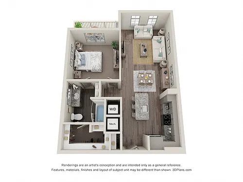 Floor plan 1B