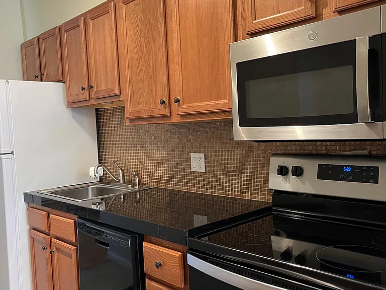 Granite tile countertop