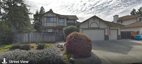 Enclosed court yard in front