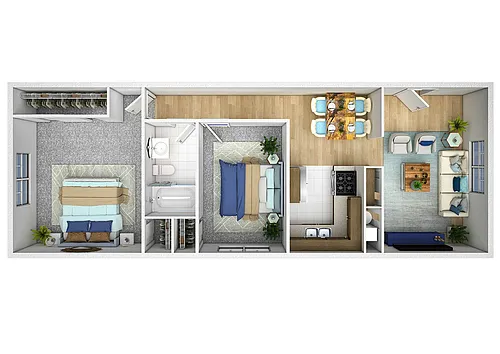Floor plan 2X1