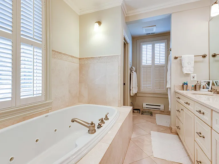 Master bathroom with great light.