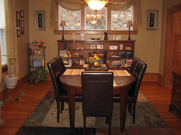 Spacious dining room!