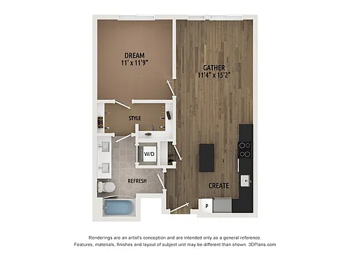 Floor plan A101