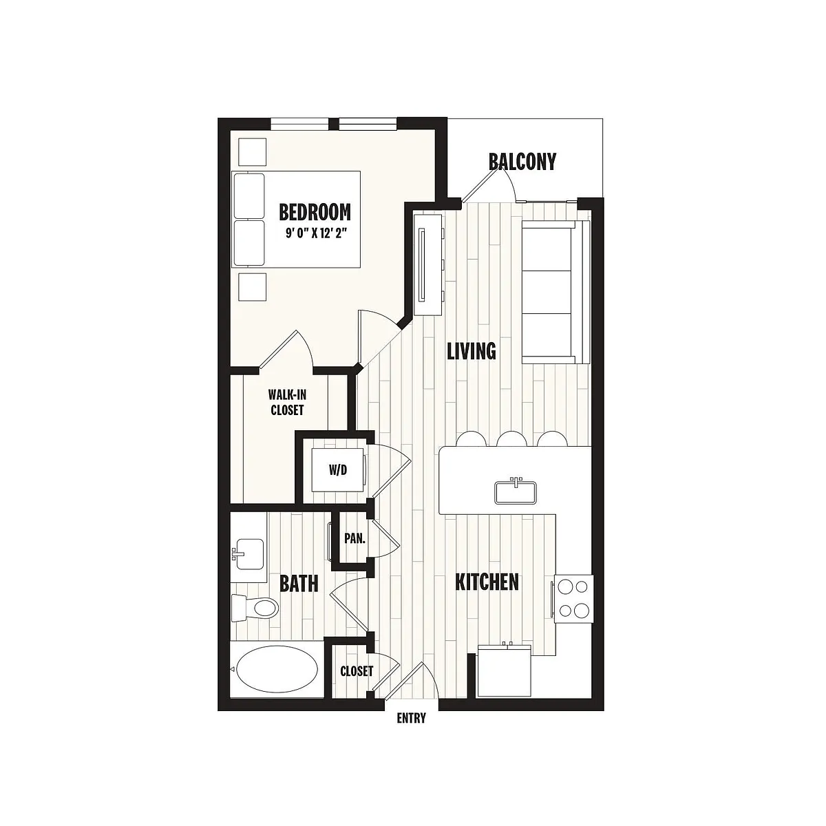 Floor plan A0B