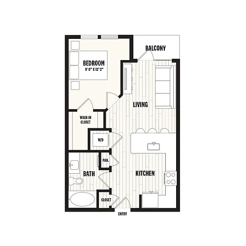 Floor plan A0B
