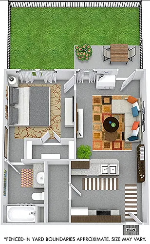 Floor plan Trevino with Fenced-In Yard