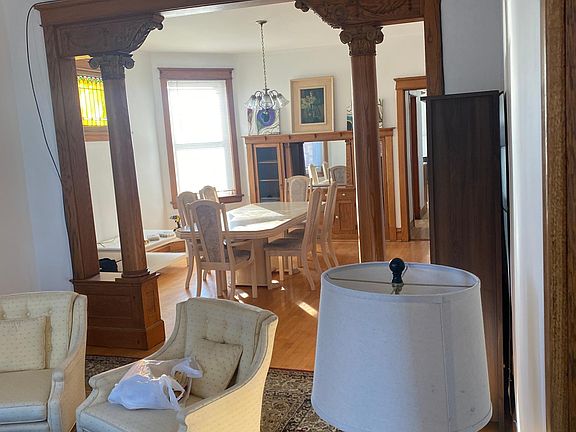 Living room looking into dining room