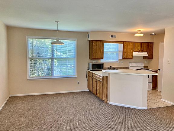 Dining area and kitchen