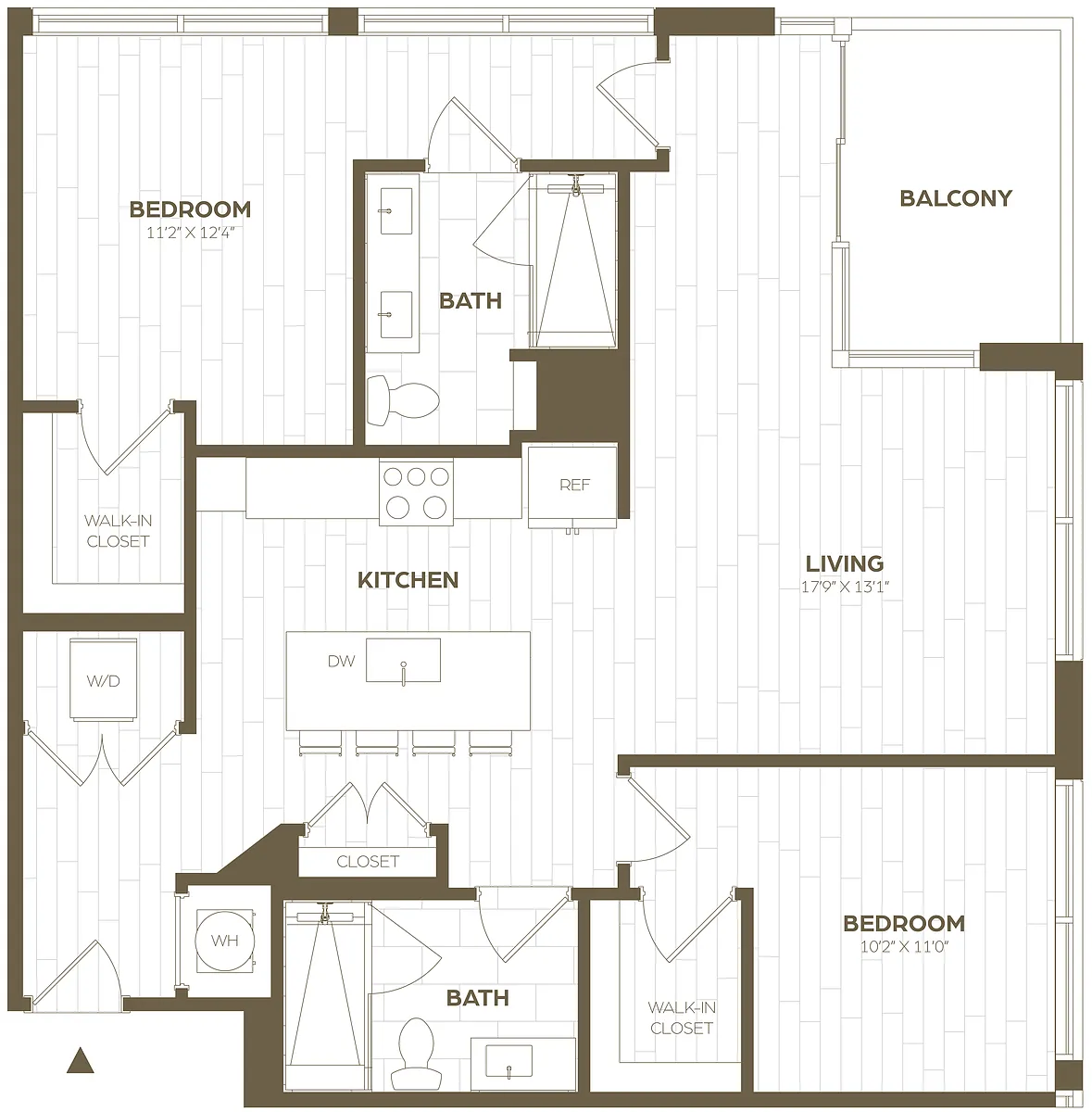 Floor plan 2C
