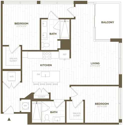 Floor plan 2C