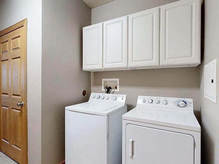 Each of our homes includes a full size washer and dryer for maximum convenience!