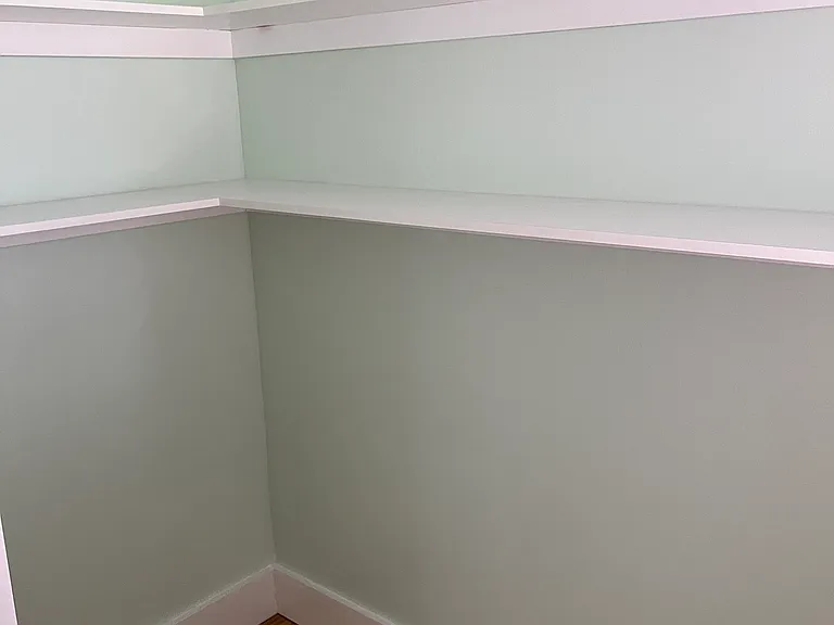 Large pantry next to kitchen.
