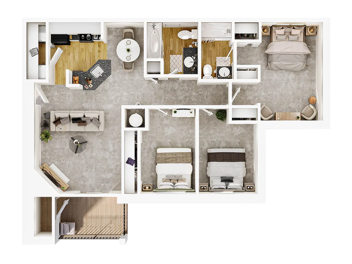 Floor plan C1 Brandywine