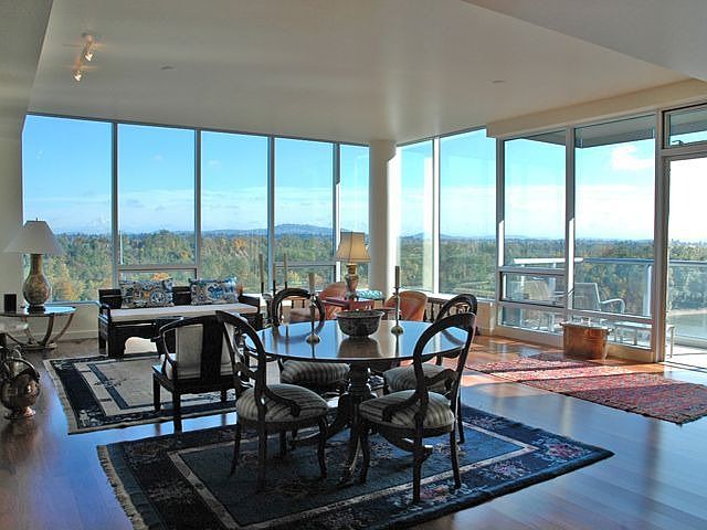 view from living area