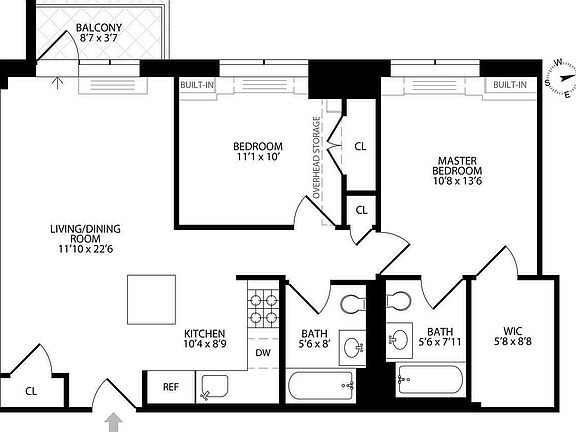 2nd image of 301 W 118th St APT 10B