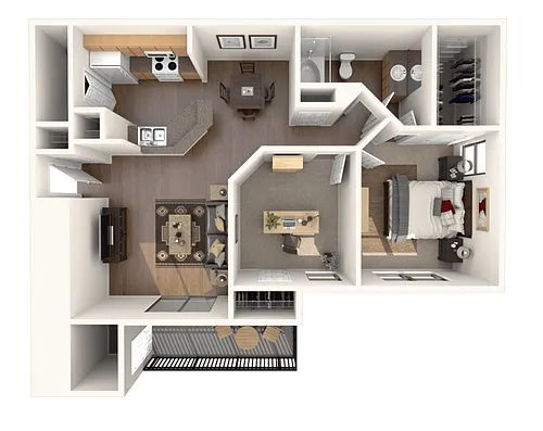 Floor plan B1 2X1