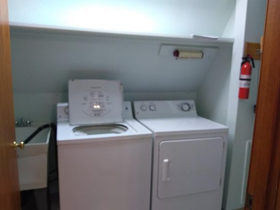 Washer, dryer and laundry tub