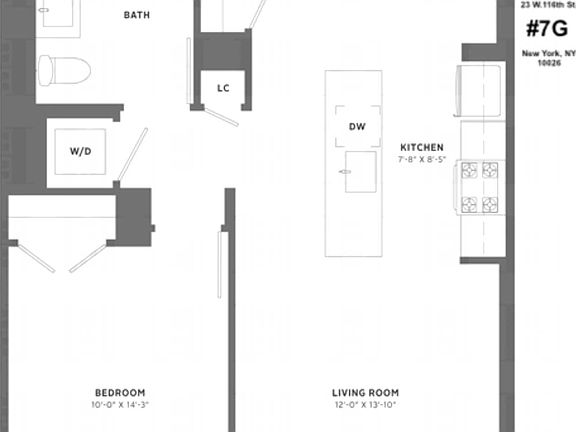 2nd image of 23 W 116th St APT 7G