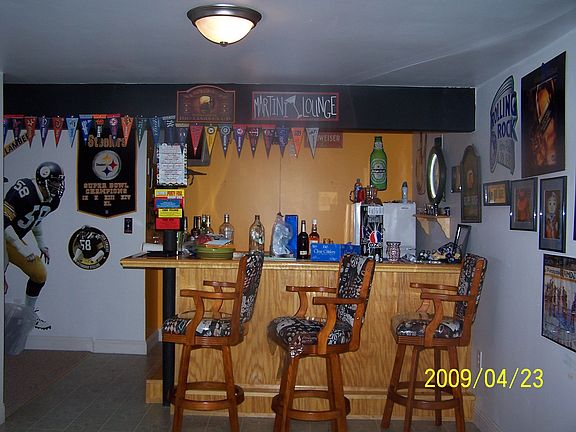 Bar in Finished Basement