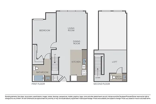 Floor plan San Bernadino Loft