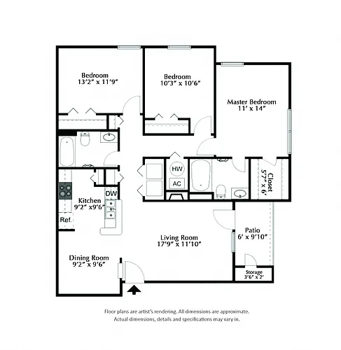 Floor plan THE DOGWOOD