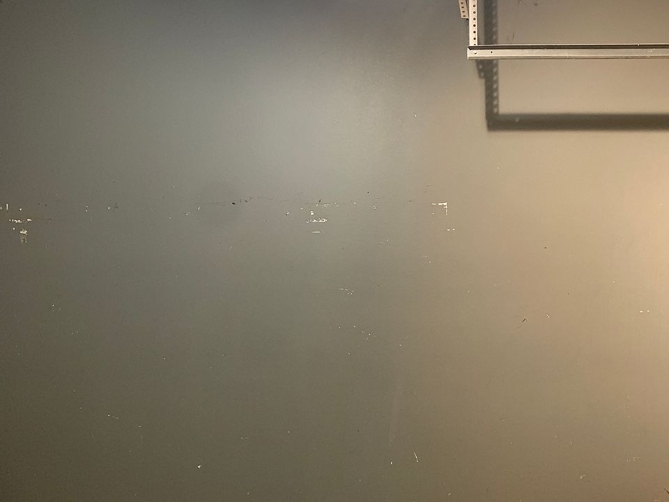 Finished garage walls