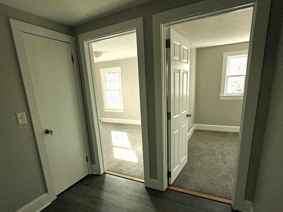 Bedrooms 1 and 2 (closed door is to Full Bath 1)