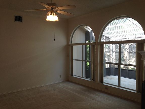 living room view to garden room
