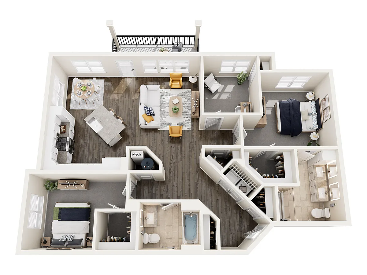 Floor plan B3