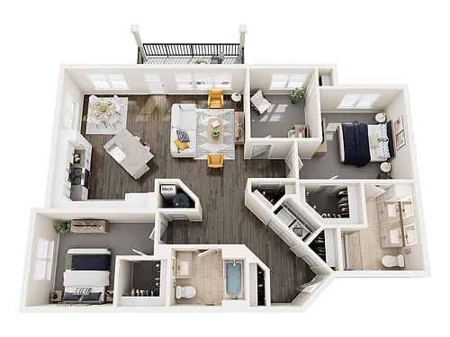 Floor plan B3