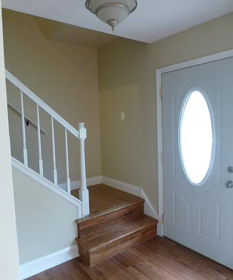 Gorgeous wood stairs