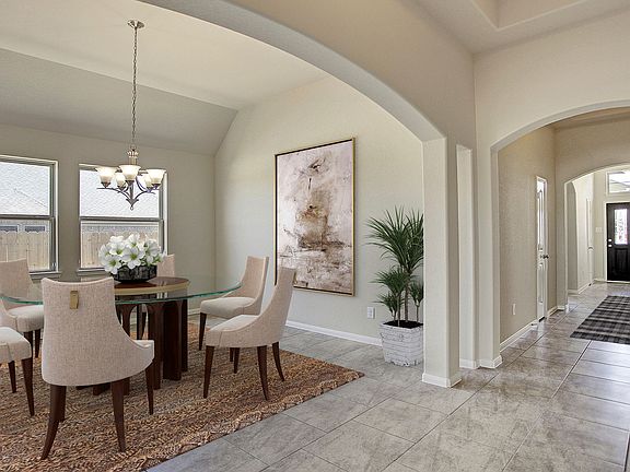Dining room off foyer