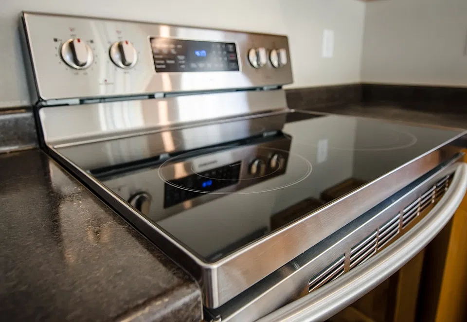 Glass top range
