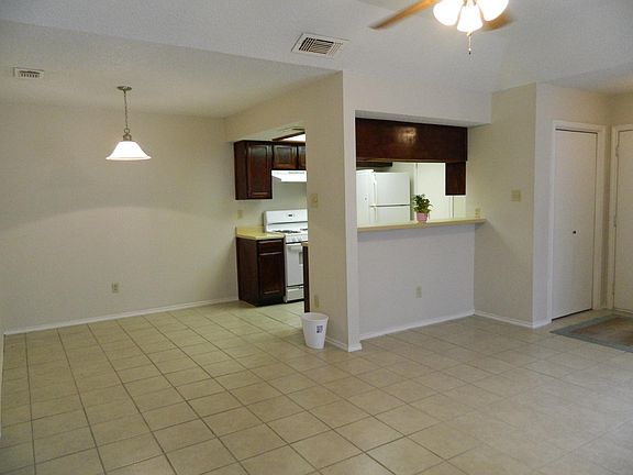view of dining area and kitchen