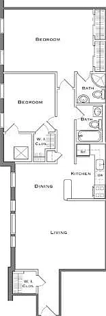 2 Bedroom 2 Bedroom
